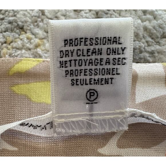 Diane von Furstenberg Women's Blue Silk Shift Dress Riviera Floral Print Size 4 - Picture 14 of 14